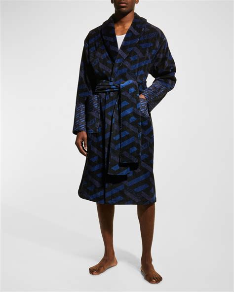 versace bathrobe for men|versace greca men's robe.